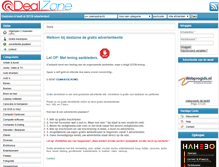 Tablet Screenshot of dealzone.nl